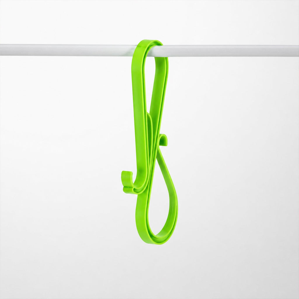 Hook hung over a wardrobe rail