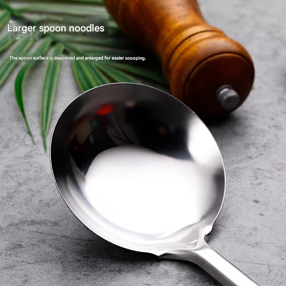 5-in-1 Stainless Steel Kitchenware Tool Set with Serving Spoons and Kitchen Knife.