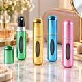 Mini refillable perfume spray bottles set