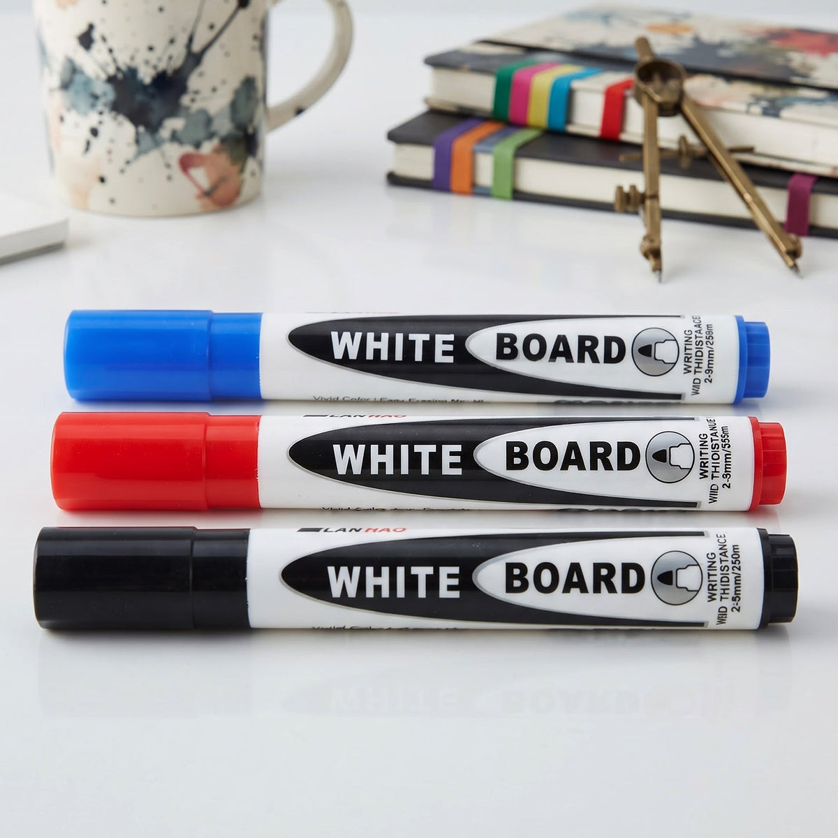 Assorted whiteboard marker pen set